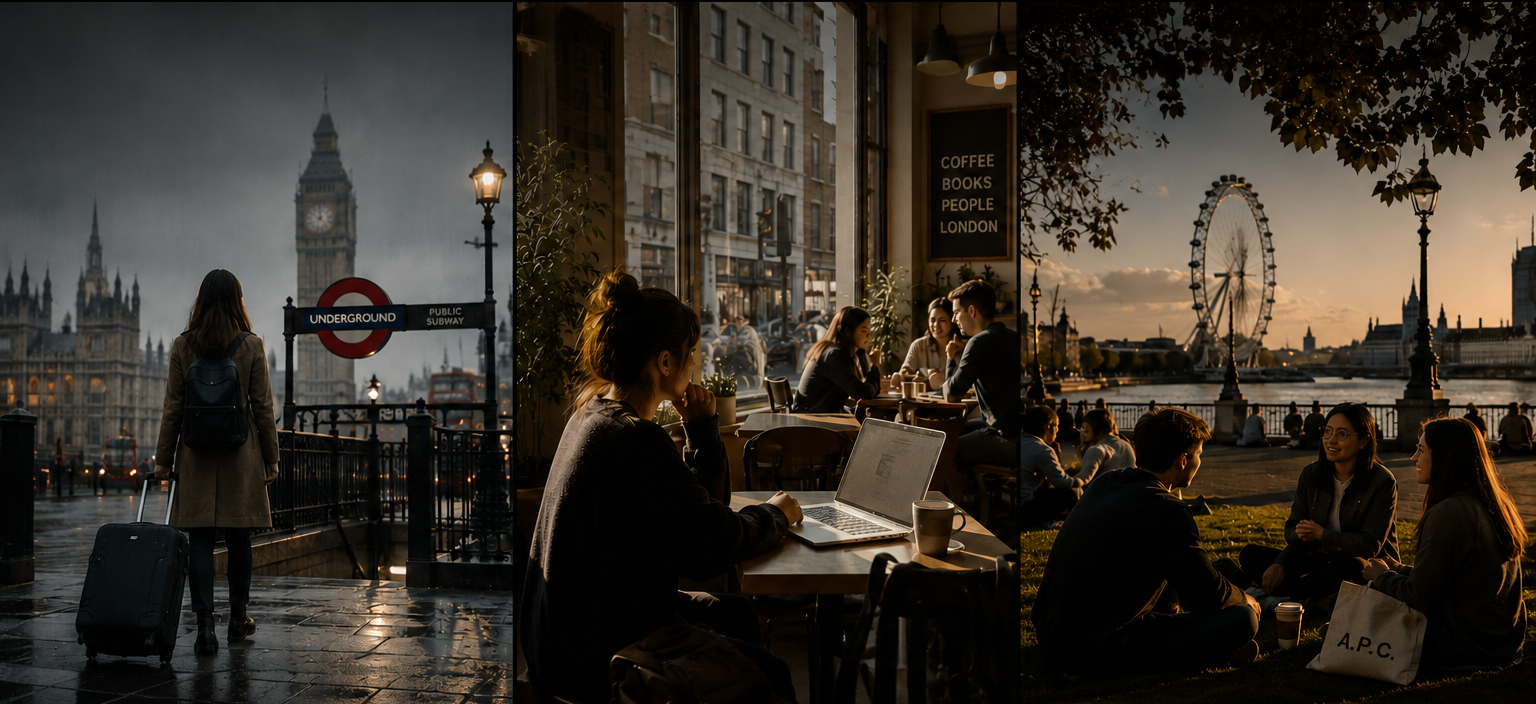 Transition, Unfold and Familiarise journey in London